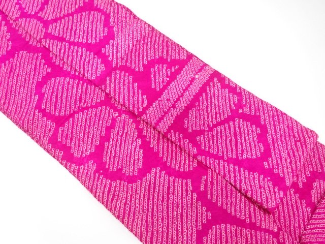  アンティーク　絞り　花模様名古屋帯